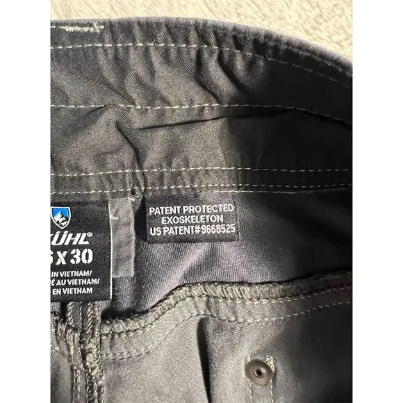 Kuhl Men's Cargo Pants Green Size 38 x 30 Straight Leg Casual 32 Inseam - Picture 7 of 16